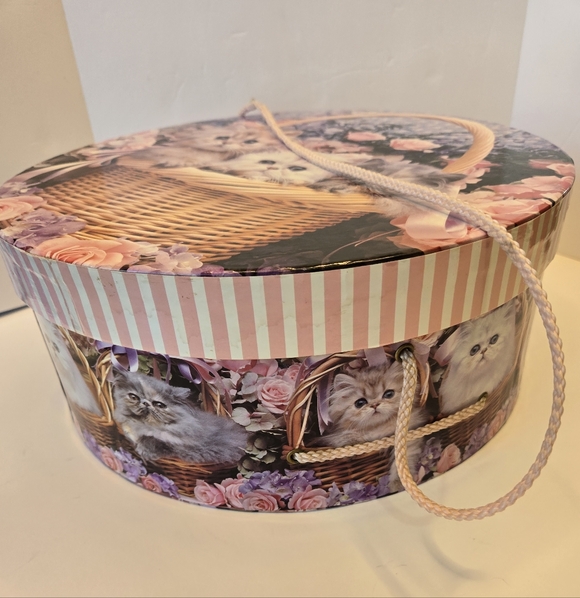 Round cat storage, hat, giftbox - Picture 3 of 7